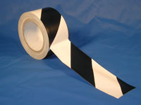 Tape, Black and White Stripe